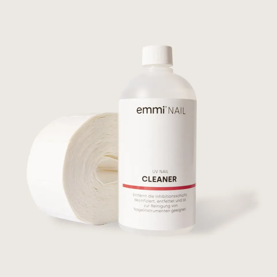 Emmi-Nail Cleaner + Zelletten sæt 500ml 500 stk