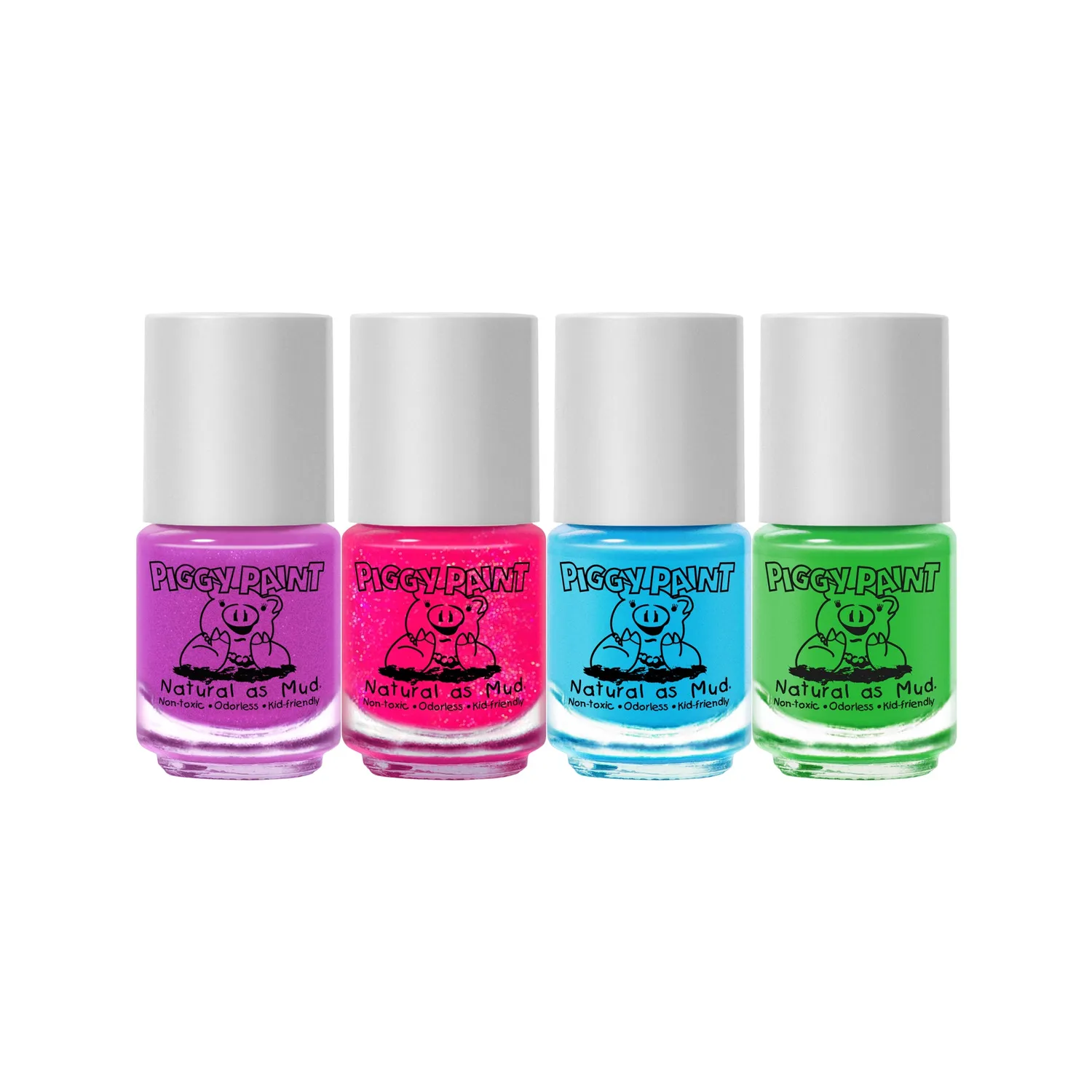 Piggy Paint Rainbow 4 Polish Box Set børneneglelak mini