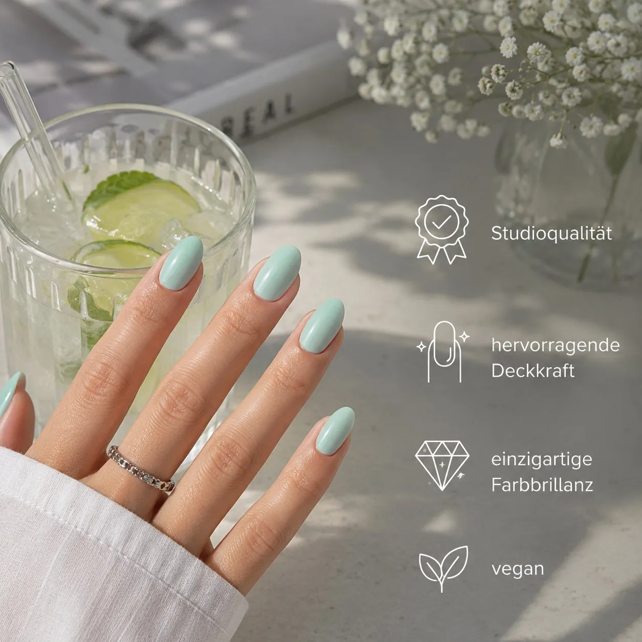 Emmi-Nail Romeo F316 farvegel mint 5 ml