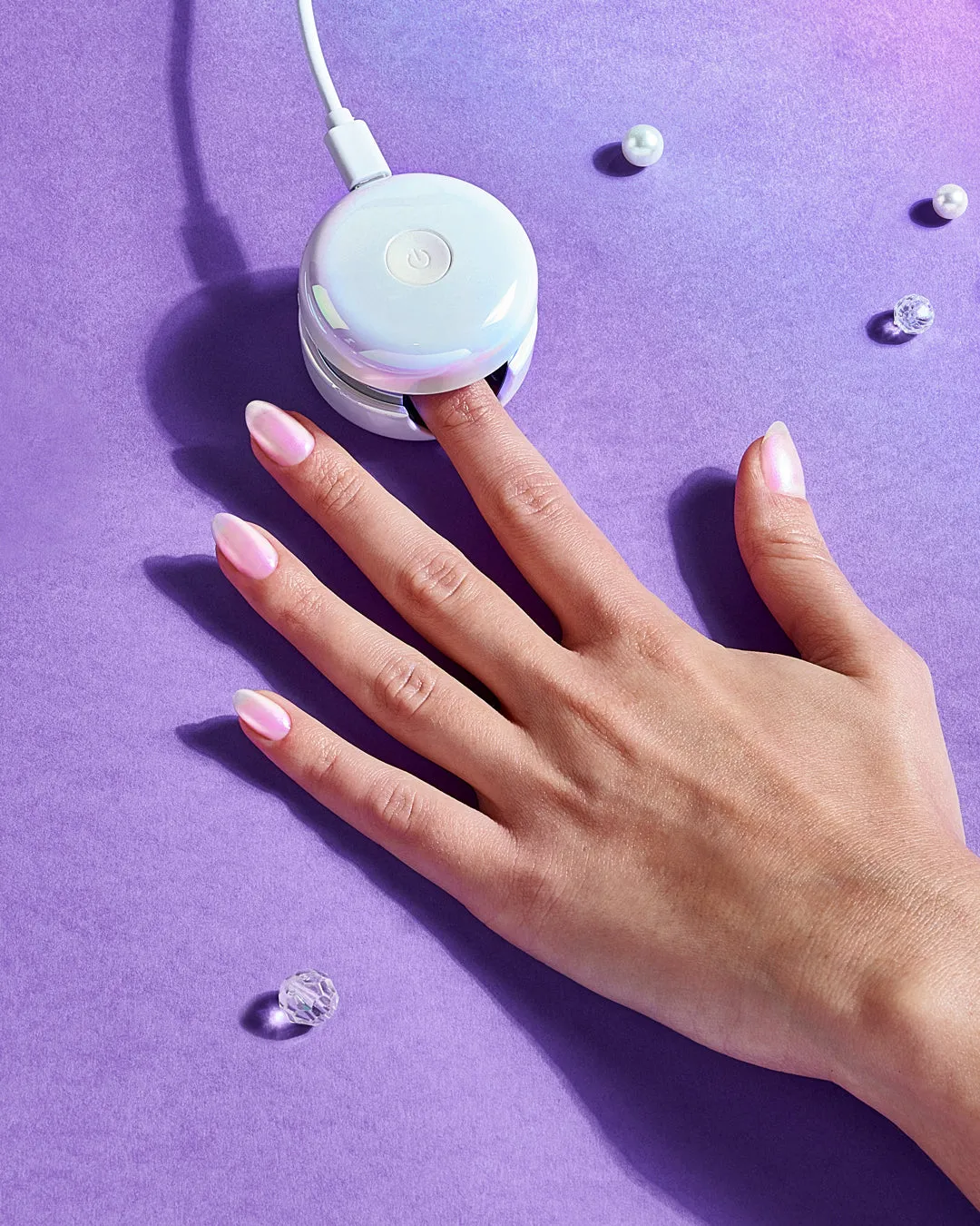 Le Mini Macaron Pearlescence gellak 8,5 ml transparent