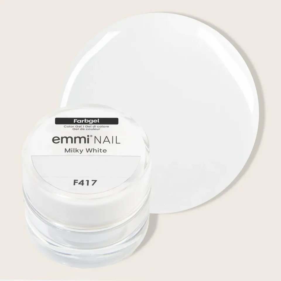 Emmi-Nail Milky White F417 farvegel 5ml mælkehvid