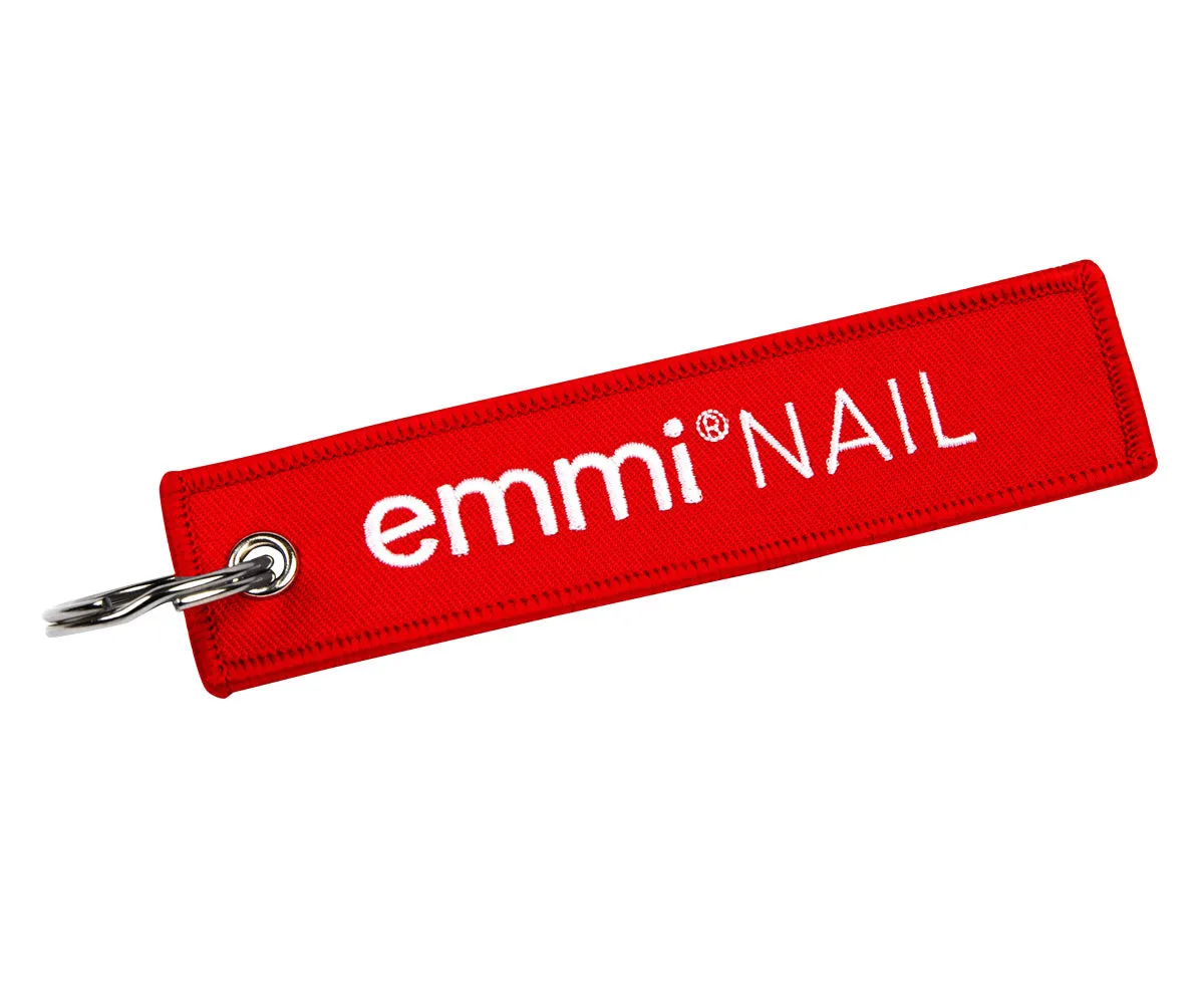 Emmi-Nail Schlüsselanhänger kurz nøglering 13 x 3 cm reklamegave