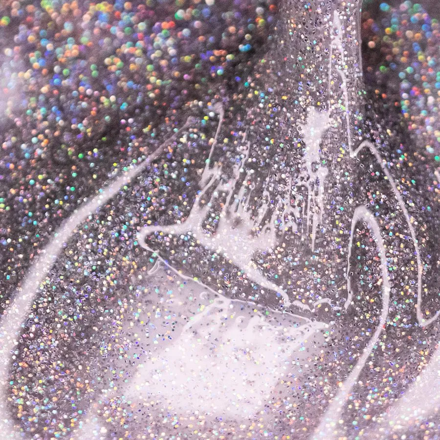 Evolution Gel On-Off Crystal Glitter gellak sølvglitter