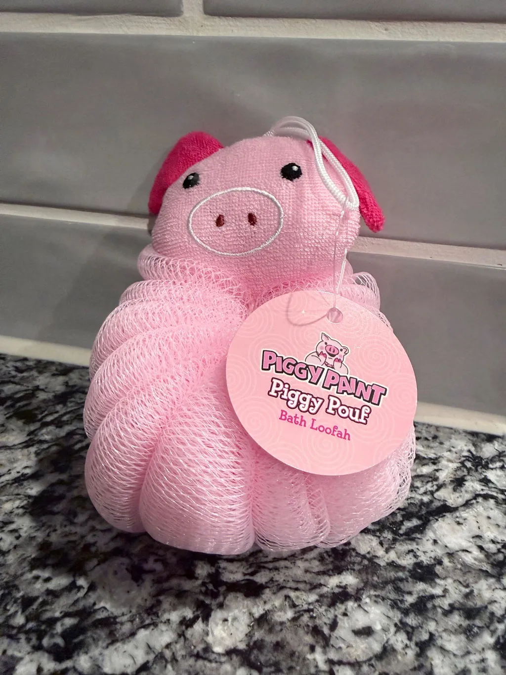 Piggy Paint Piggy Pouf badesvamp til børn