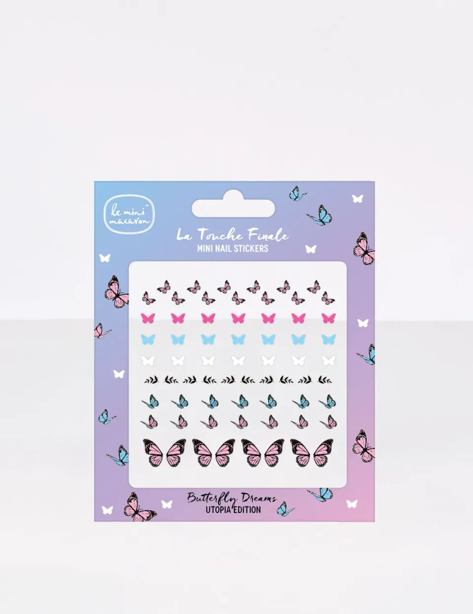 Le Mini Macaron Mini Nail Stickers negleklistermærker 1 ark