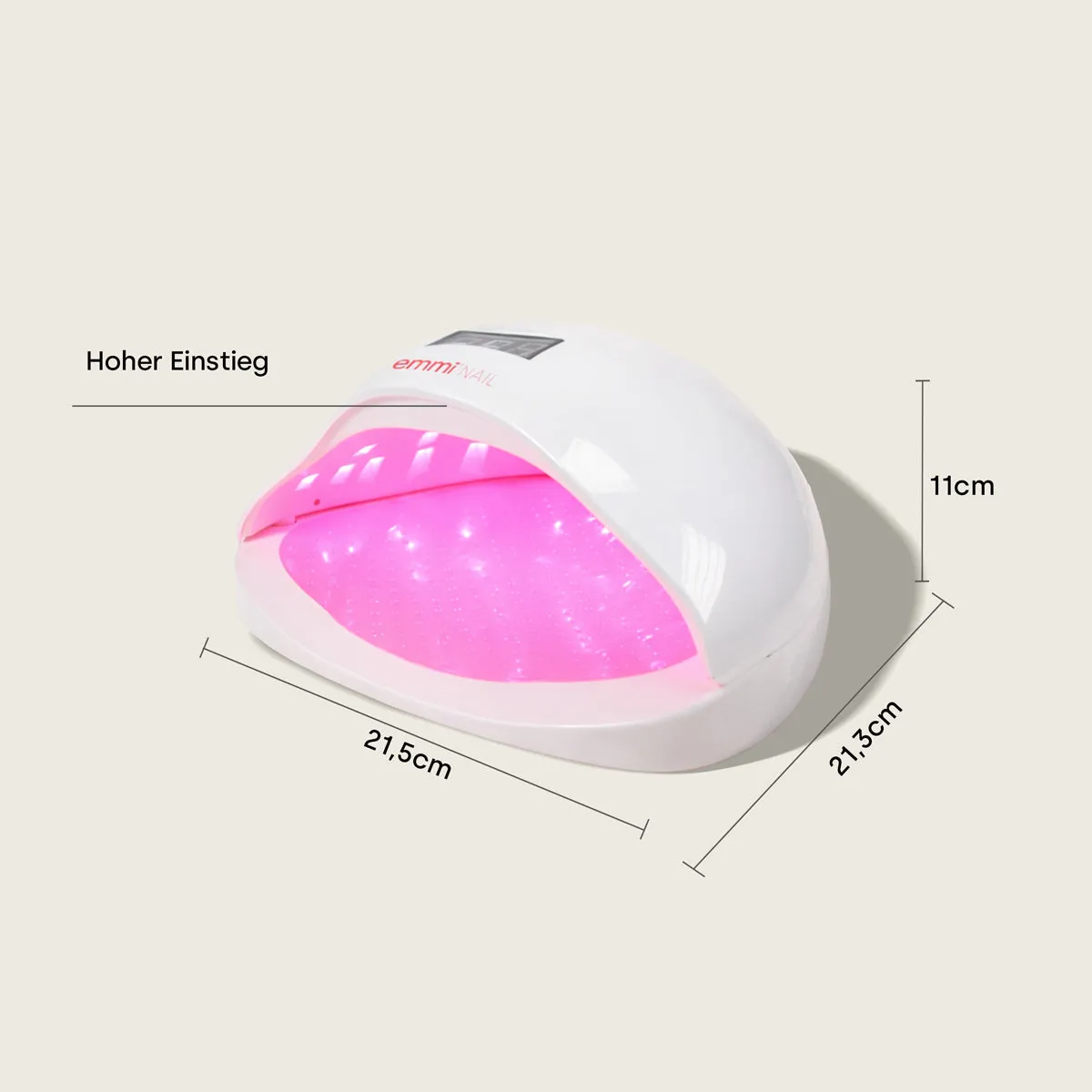Emmi-Nail Ladies Light neglelampe UV LED med comfort mode
