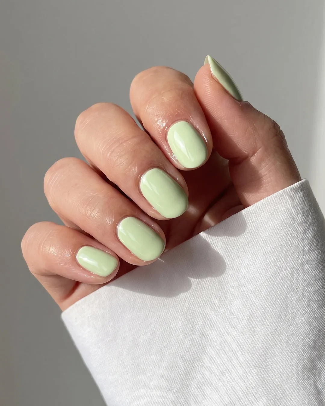 The Gel Collection 228 Late Bloomer gellak pastelgrøn dækkende