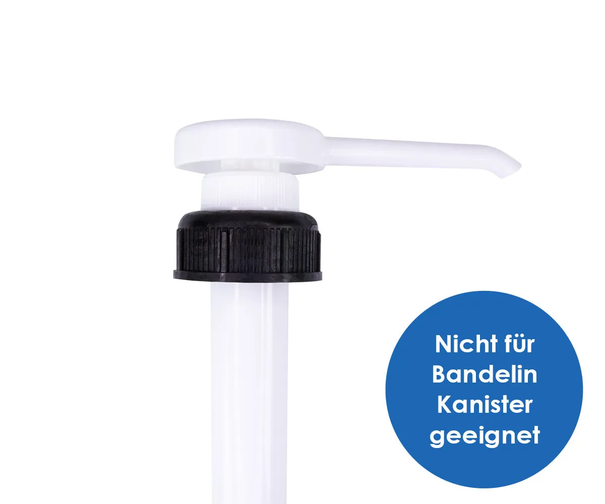 Emmi-Nail Dosierpumpe doseringspumpe til 2L/5L hvid