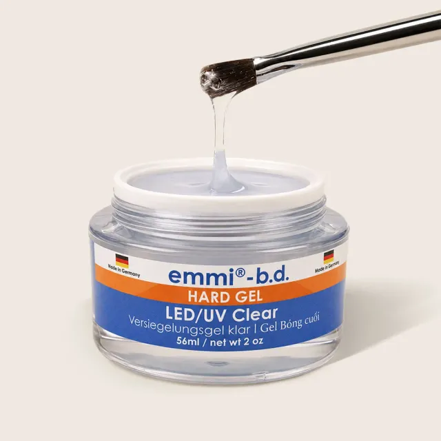 Emmi-Nail b.d. Hard Gel forseglingsgel clear 56 ml