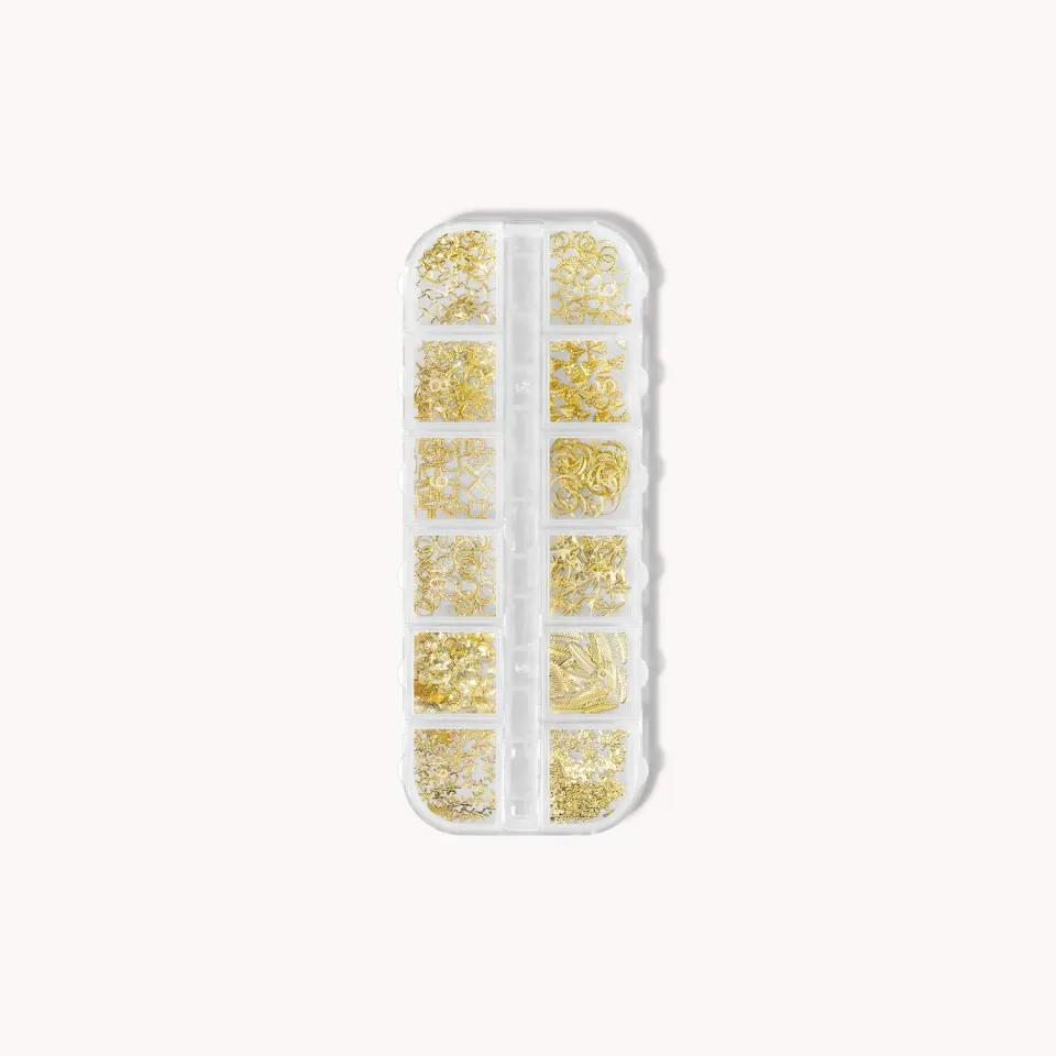 The Gel Collection Aluminum Shapes neglepynt 12 stk