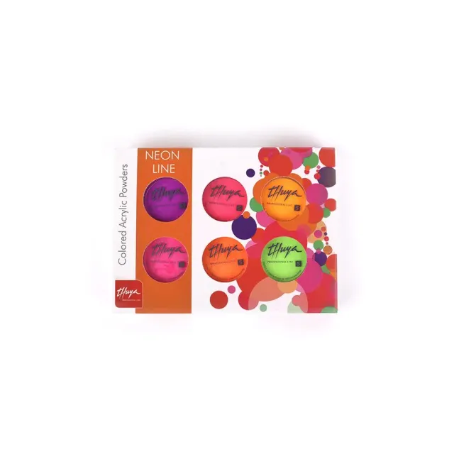 Evolution Gel Neon Line Kit akrylpulver 6 x 5 g