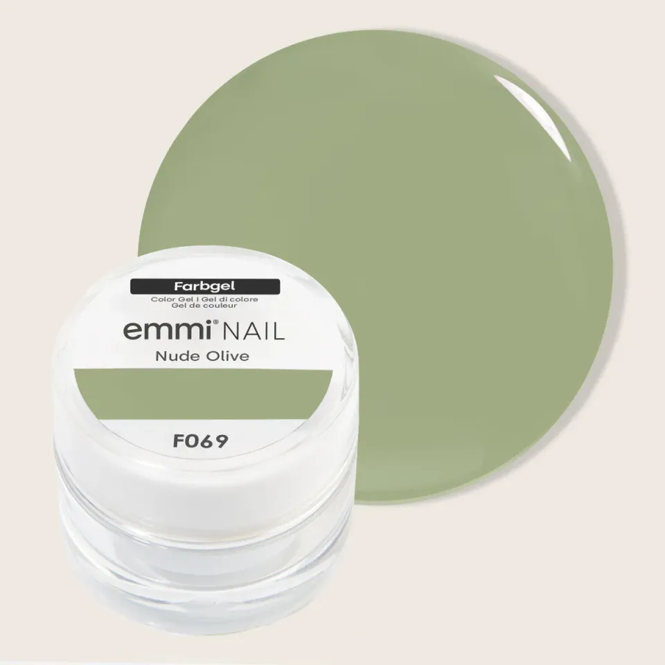 Emmi-Nail F069 Nude Olive farvegel 5 ml nude