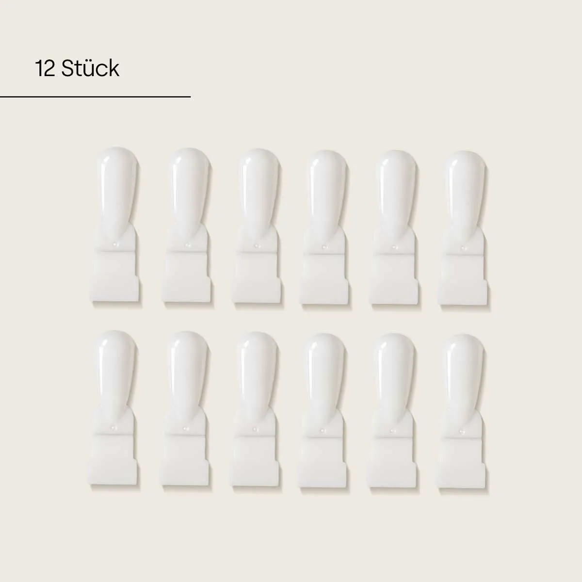 Emmi-Nail Præsentationsdisplay refilltips 12 stk stiksy