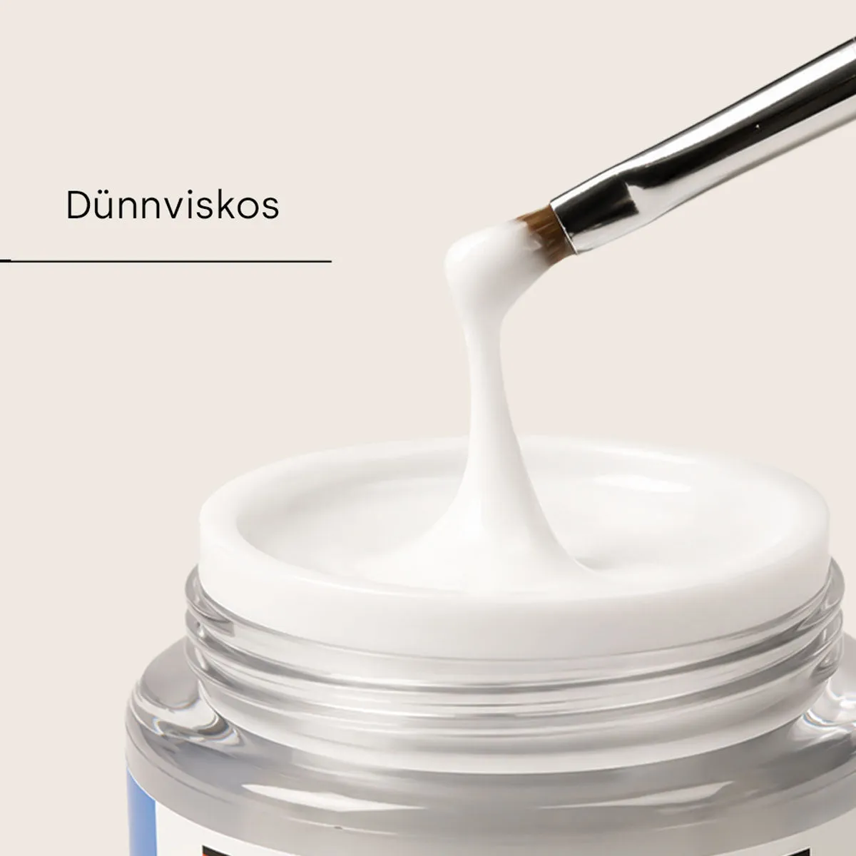 Emmi-Nail B.D. Natural White neglegel 56ml tyndtviskøs