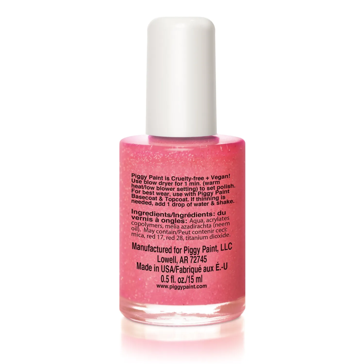 Piggy Paint Shimmy Shimmy POP neglelak glitter pink 15 ml