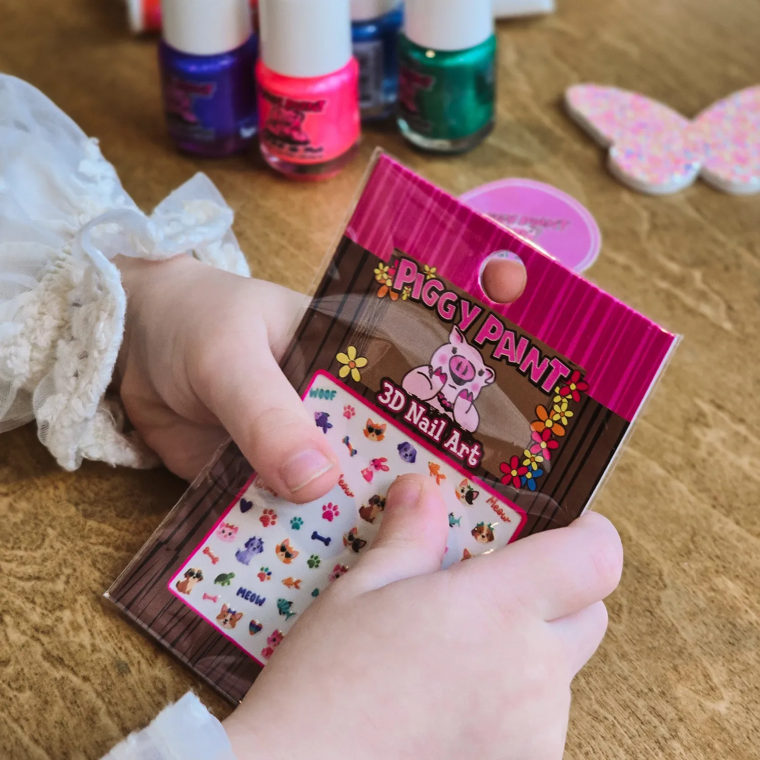 Piggy Paint Playful Pets Nail Art Klistermærker