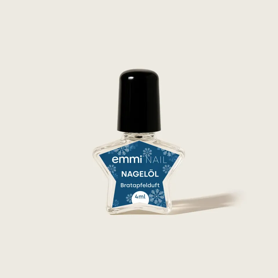 Emmi-Nail negleolie bagt æble 4 ml stjerneflaske plejende