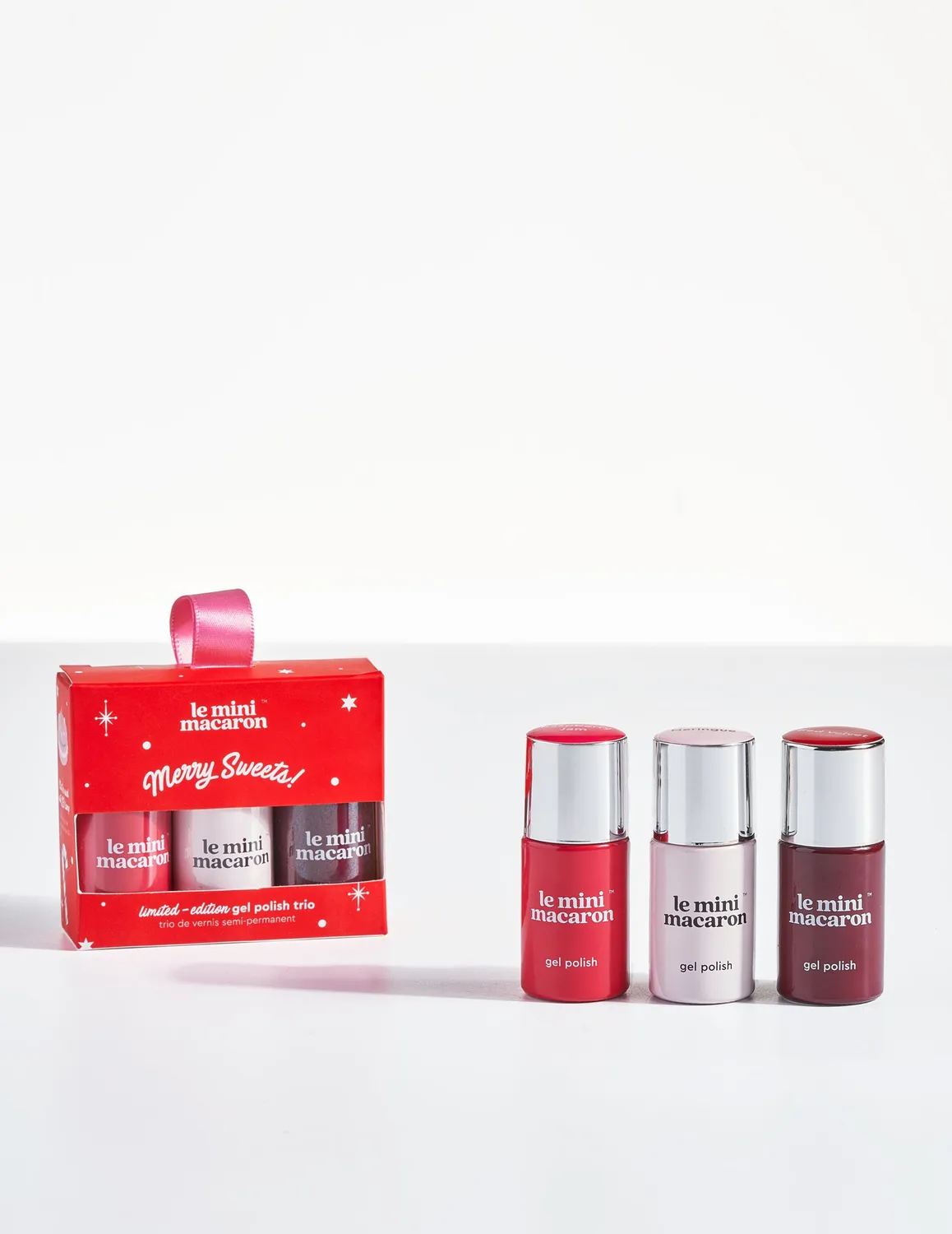 Le Mini Macaron Merry Sweets Limited Edition Trio gellak 3 x 8,5 ml