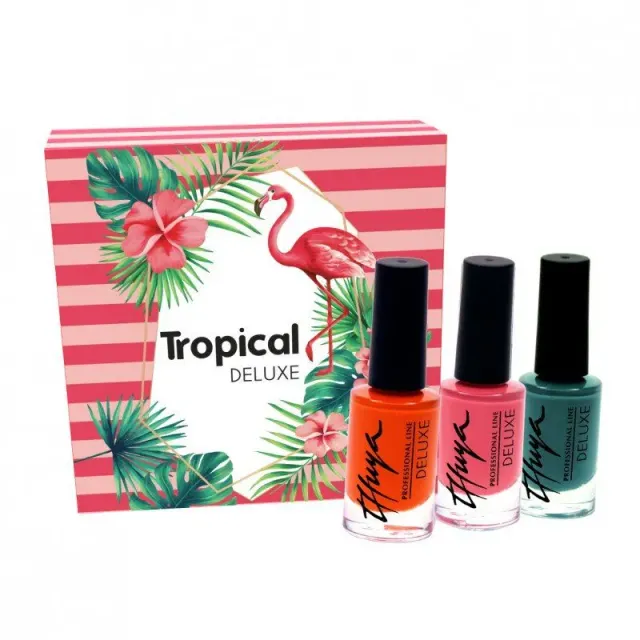 Evolution Gel Deluxe Tropical Kit neglelak 3 stk sommerfarver