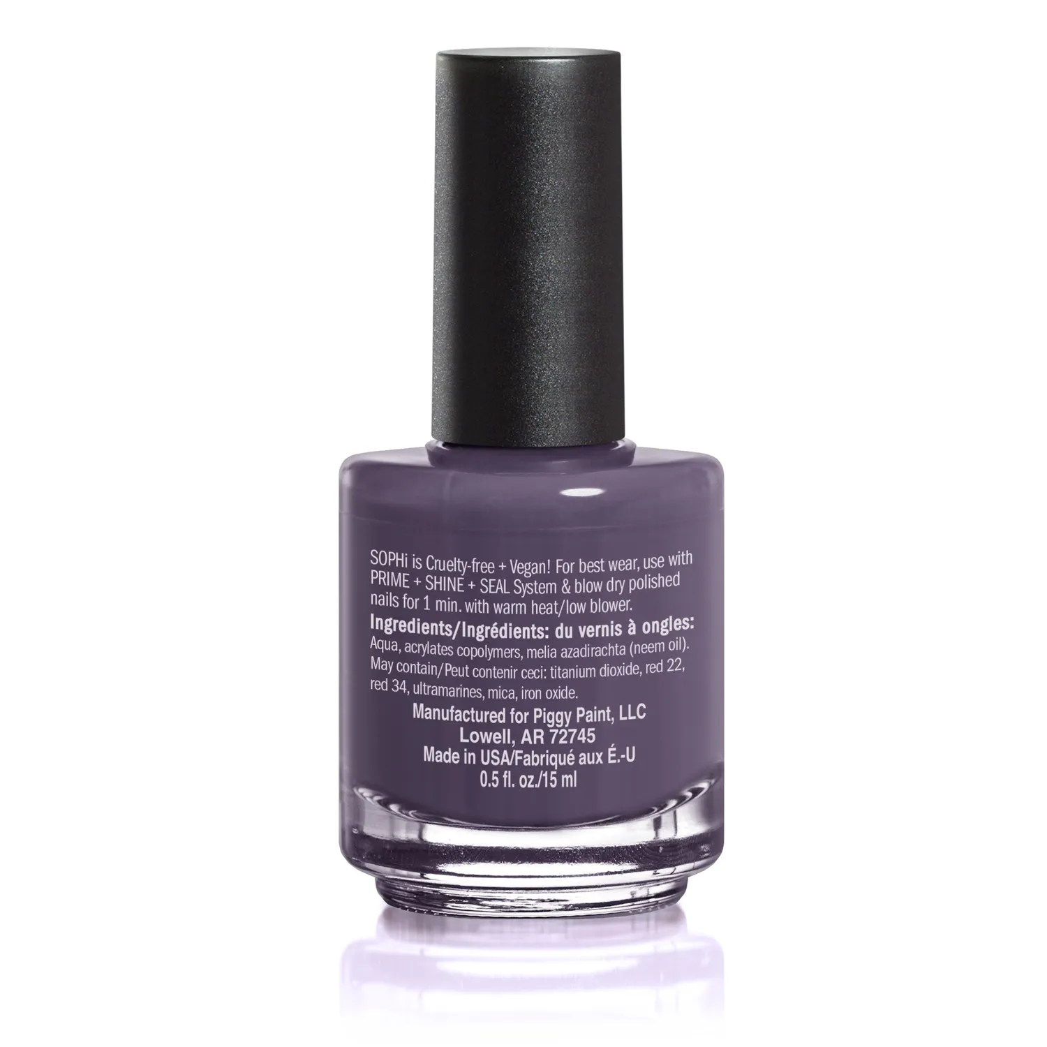 Piggy Paint SOPHi FEETured Attraction neglelak mat lilla-grå 15 ml