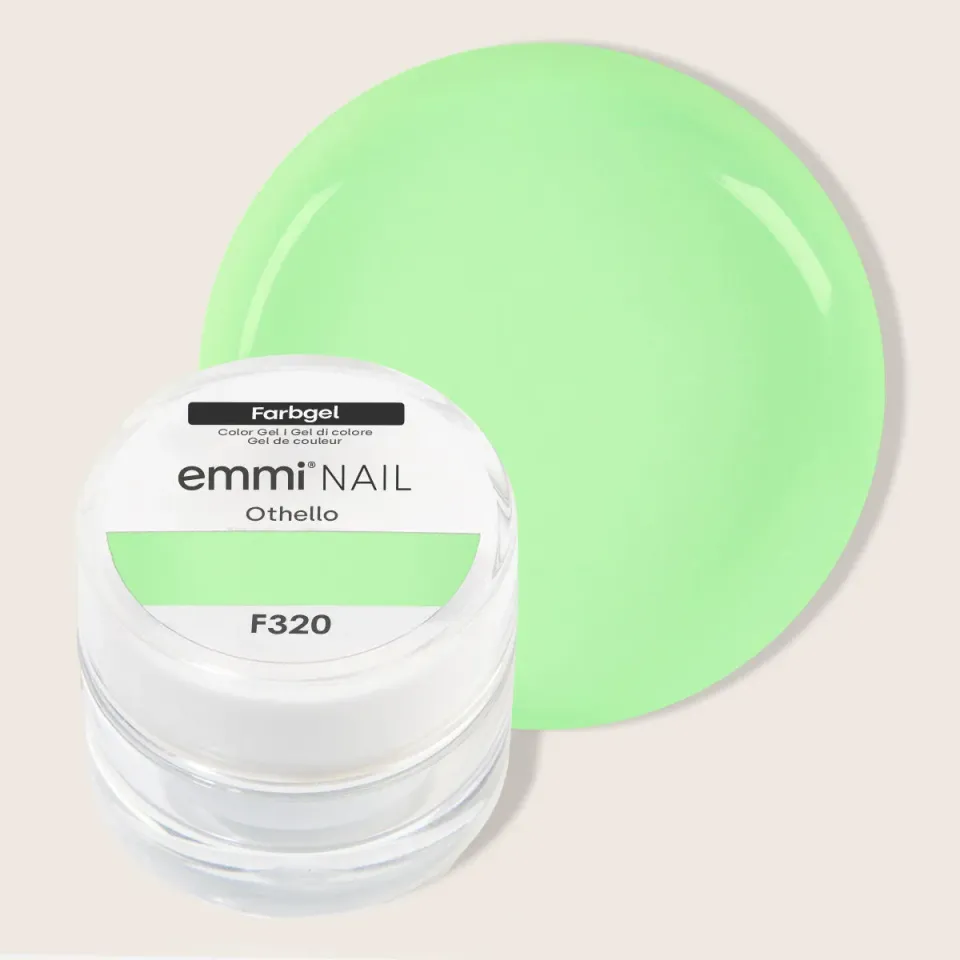 Emmi-Nail Farbgel Othello F320 farvegel 5 ml mintgrøn