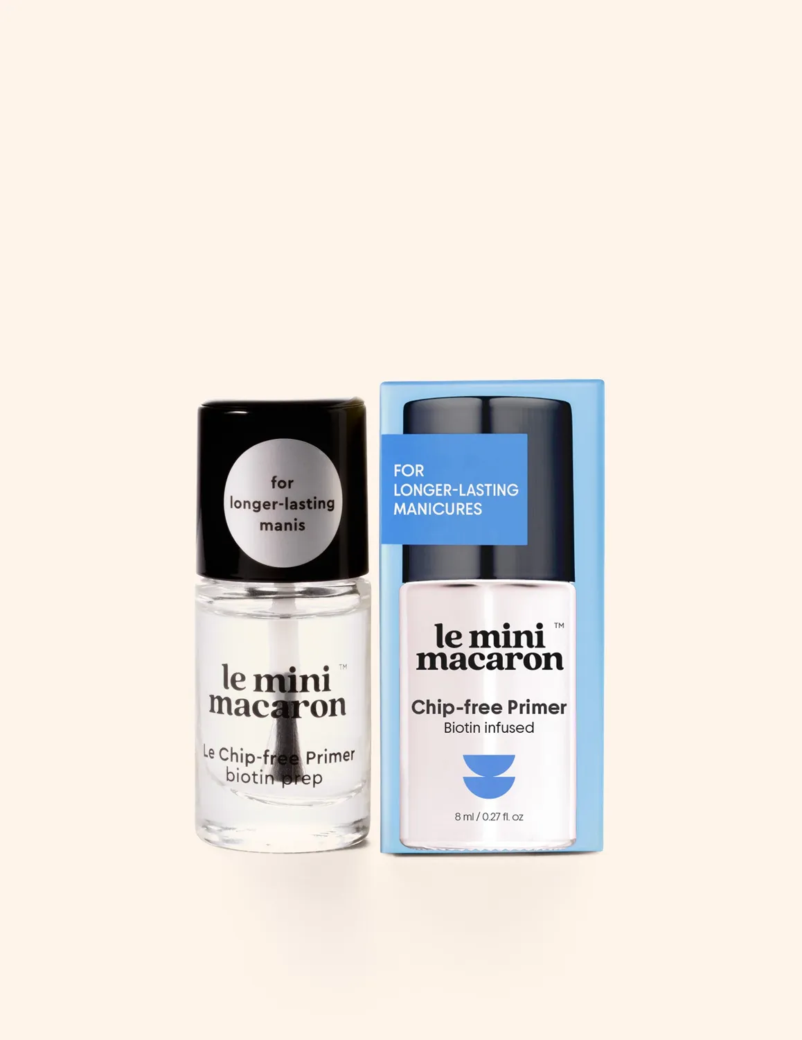 Le Mini Macaron Chip-Free Primer negleprimer biotin