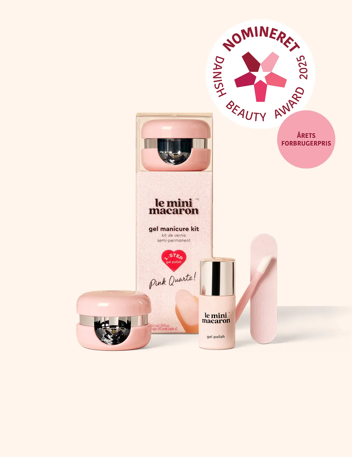 Le Mini Macaron Gel Manicure Kit gelmanicuresæt