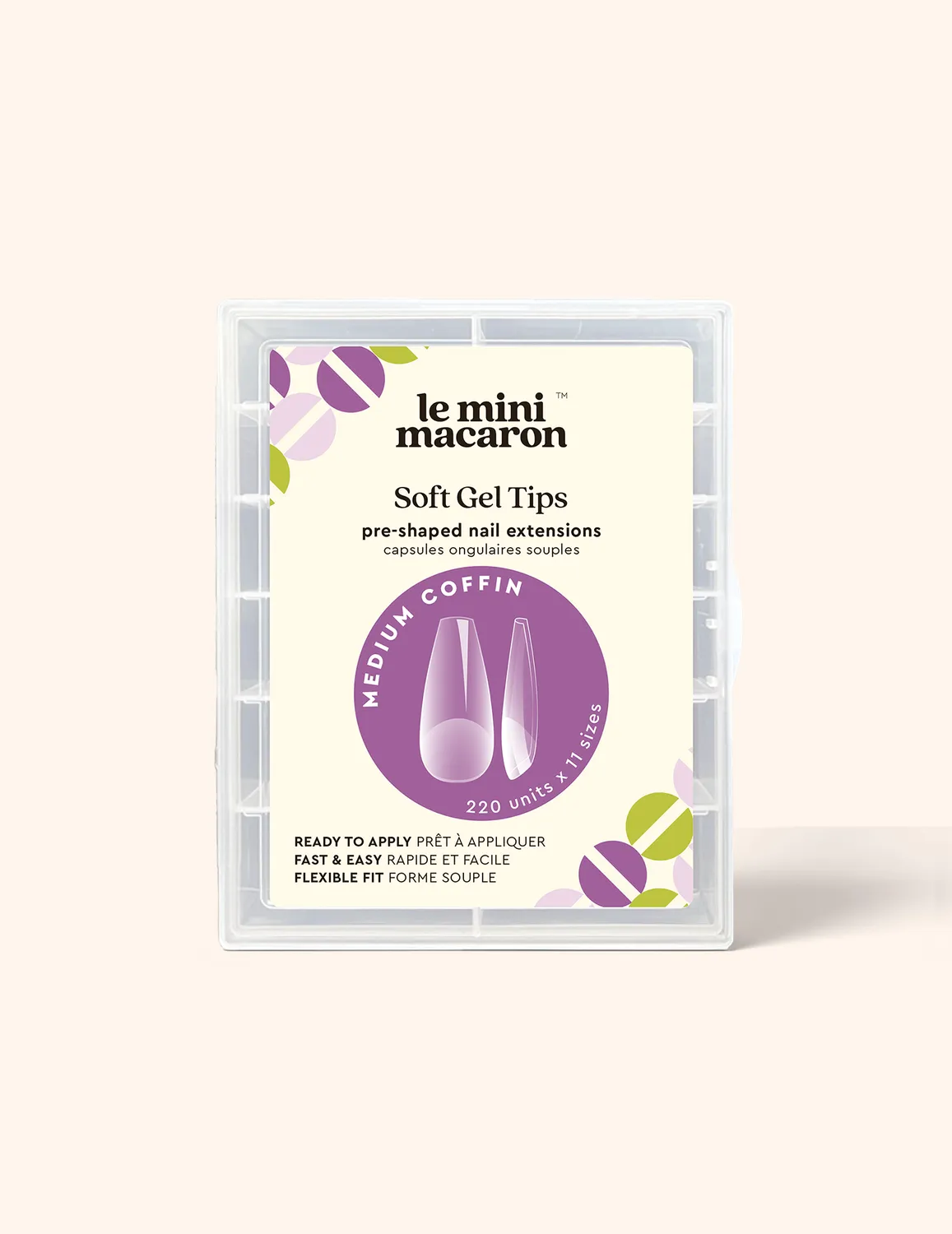 Le Mini Macaron Le Gel Nail Tips negletipper