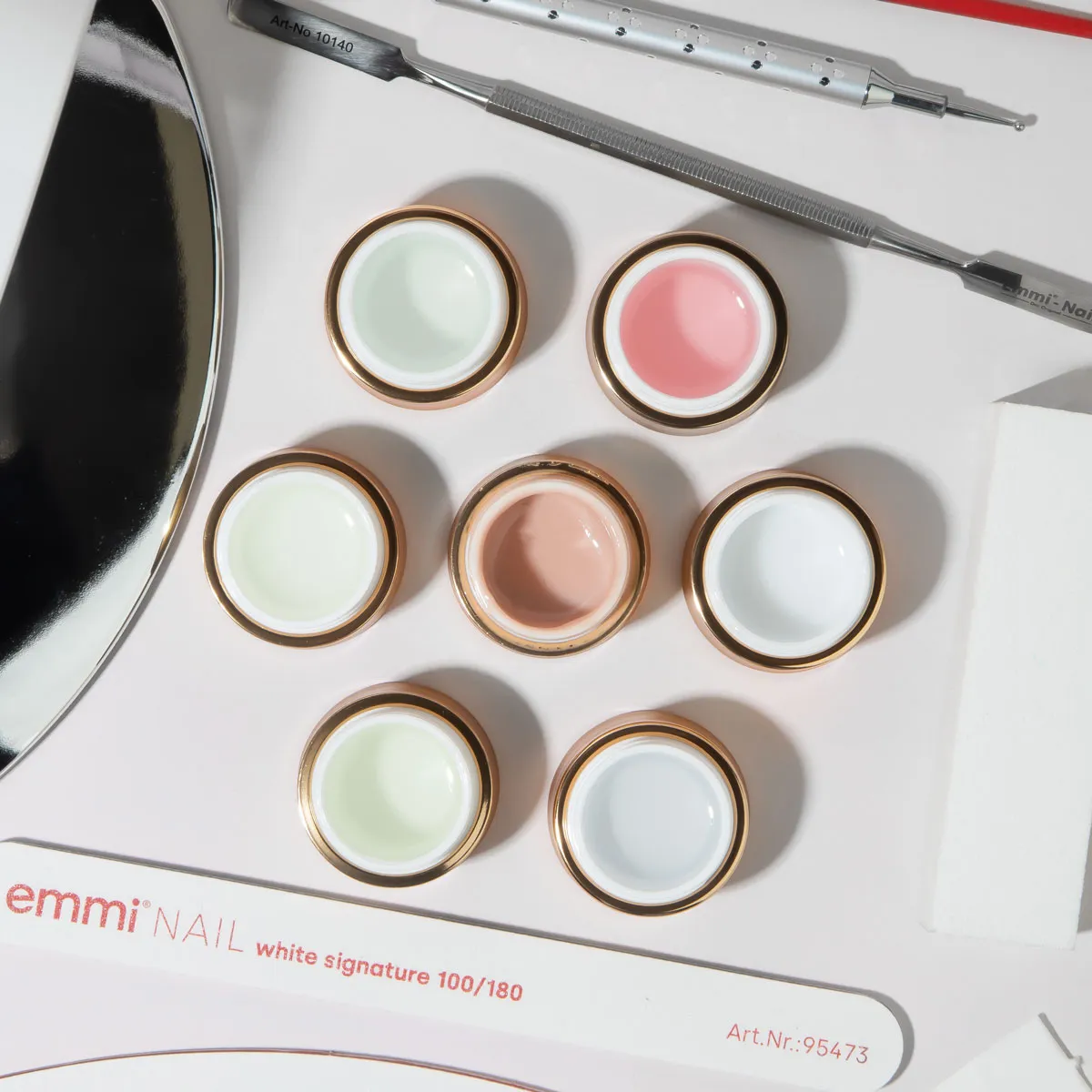 Emmi-Nail UV/LED Nail Profi-Paket 34-delt gelnegle startsæt