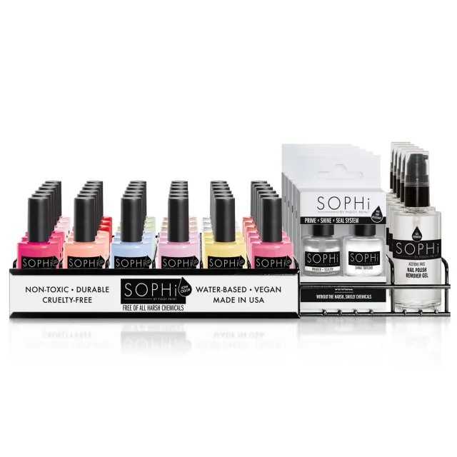 SOPHi 1 Tier Multi-Product Display neglelak 36-pak butik