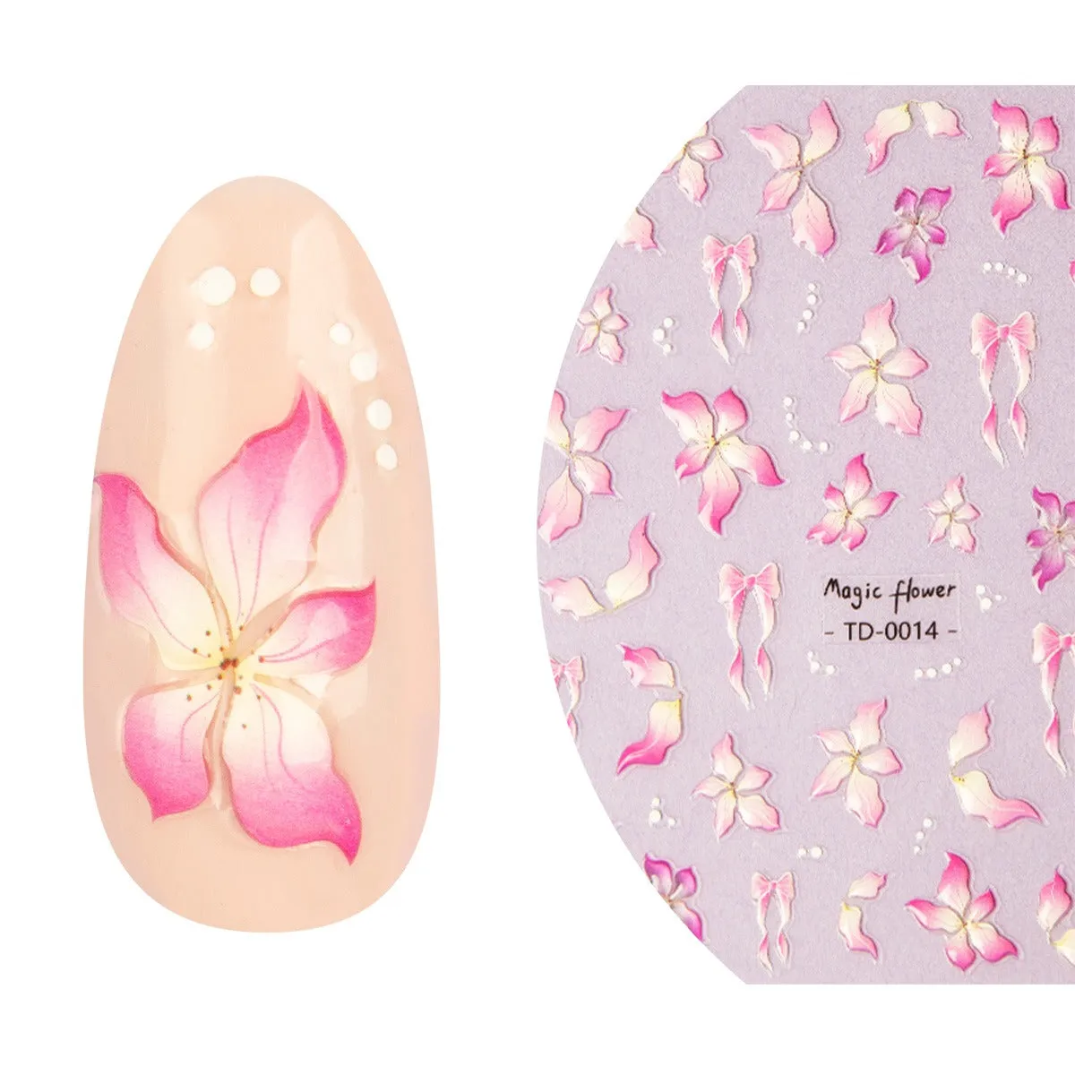 Emmi-Nail 5D Soft Gel Flower negleklistermærker