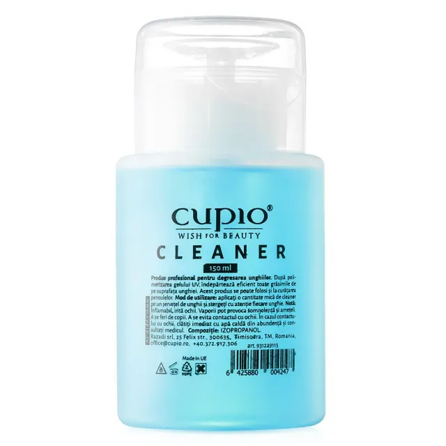 Cupio Cleaner med pumpe neglerens 150ml affedtning