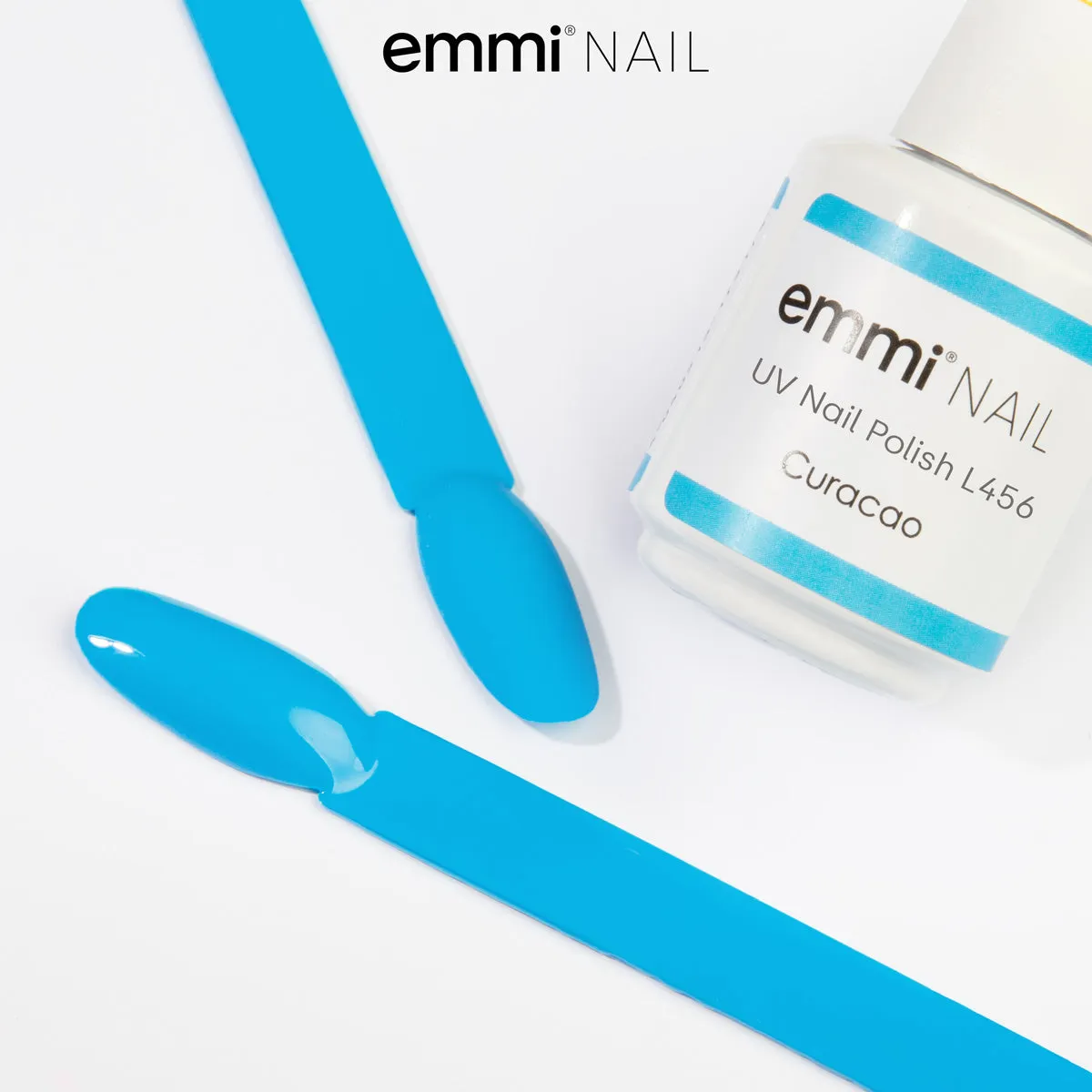 Emmi-Nail Shellac Curacao L456 UV-lak 15ml blå
