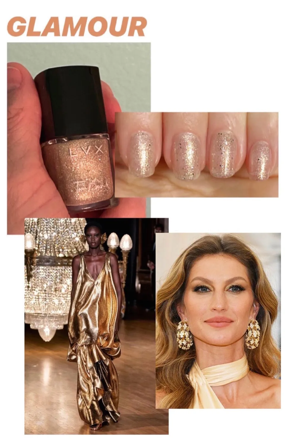LVX Glamour by Tom Bachik neglelak champagne