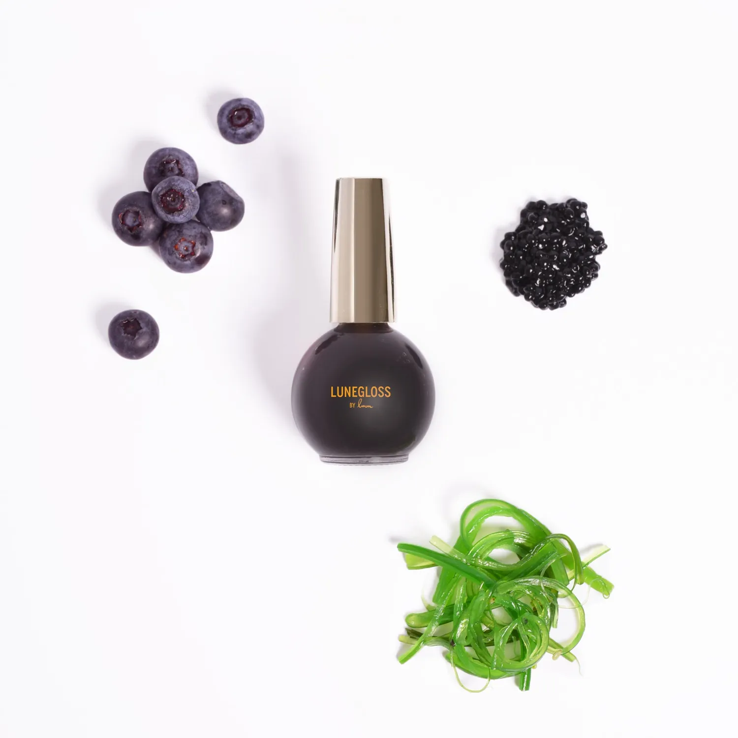 Le Mini Macaron Lunegloss Black Jelly negleserum 10 ml
