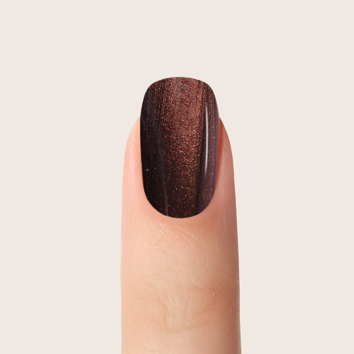 Emmi-Nail farvegel F122 Chestnut Brown 5 ml metallic