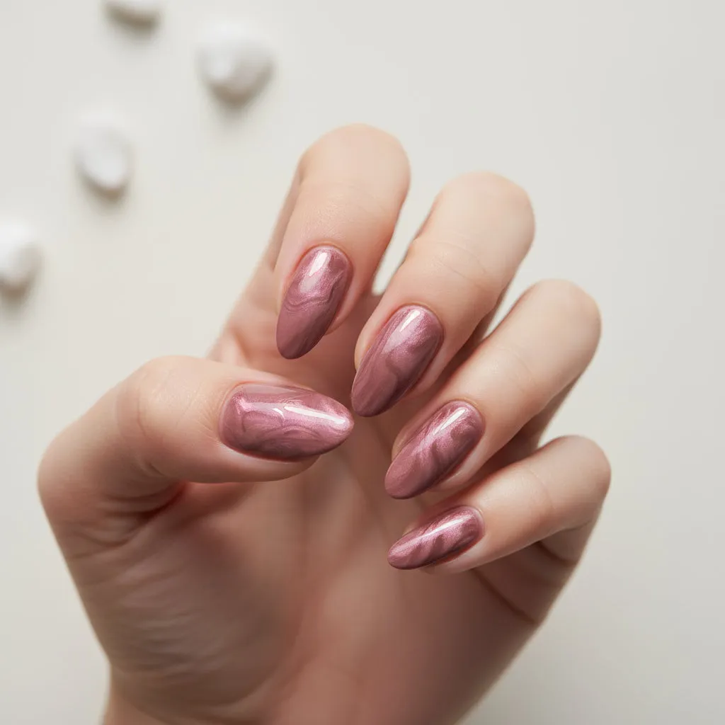 Emmi-Nail Nude 4 F104 farvegel 5 ml mørk morbær