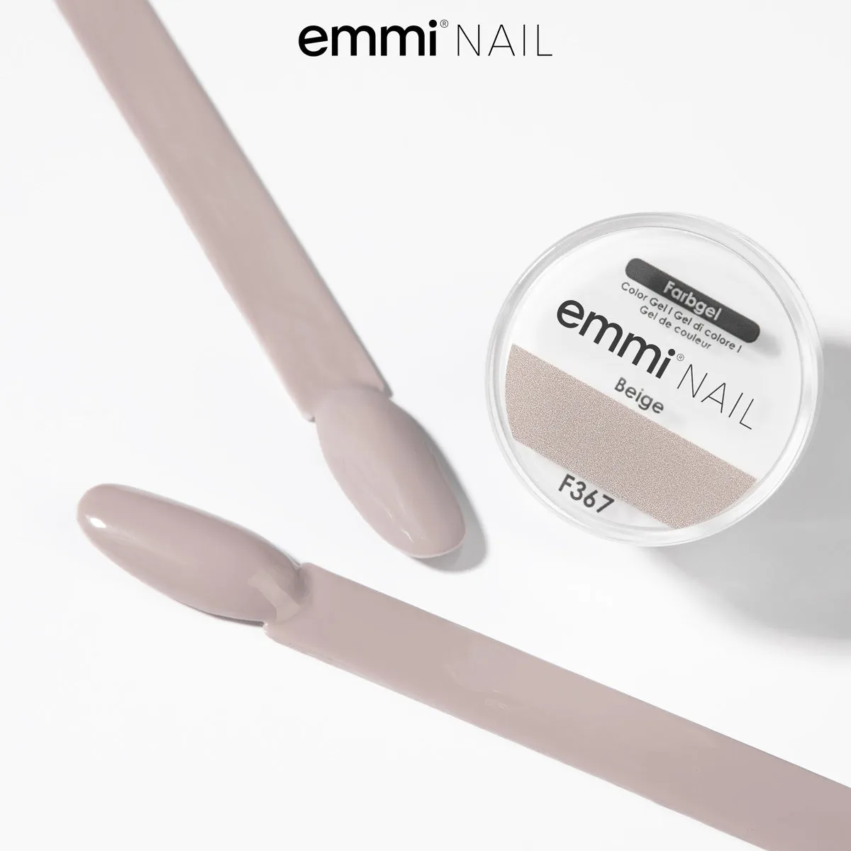 Emmi-Nail Farbgel Beige F367 farvegel 5 ml høj dækning