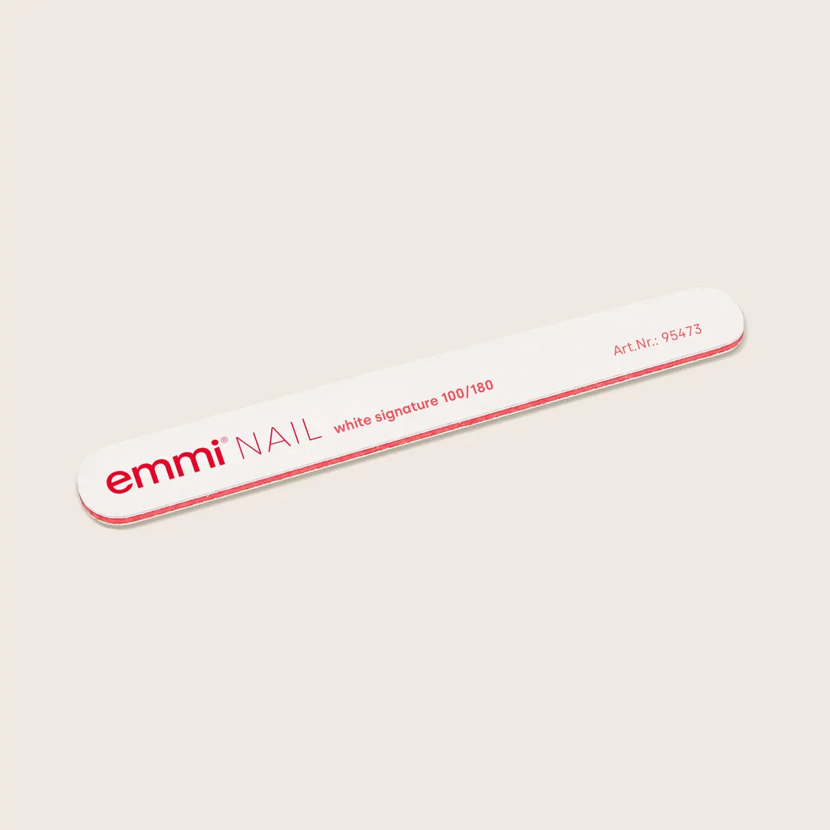 Emmi-Nail White Signature 100/180 neglefil 50 stk fleksibel
