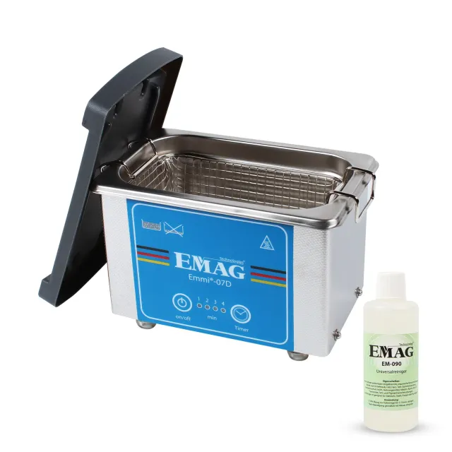 Emmi-Nail Emmi-07D ultralydsrenser 0,7 l rustfrit stål