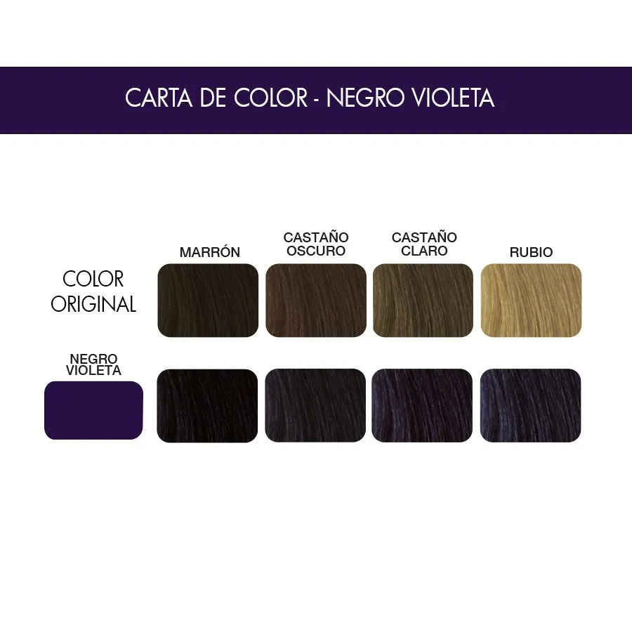 Evolution Gel Black Violet øjenvippefarve violet sort