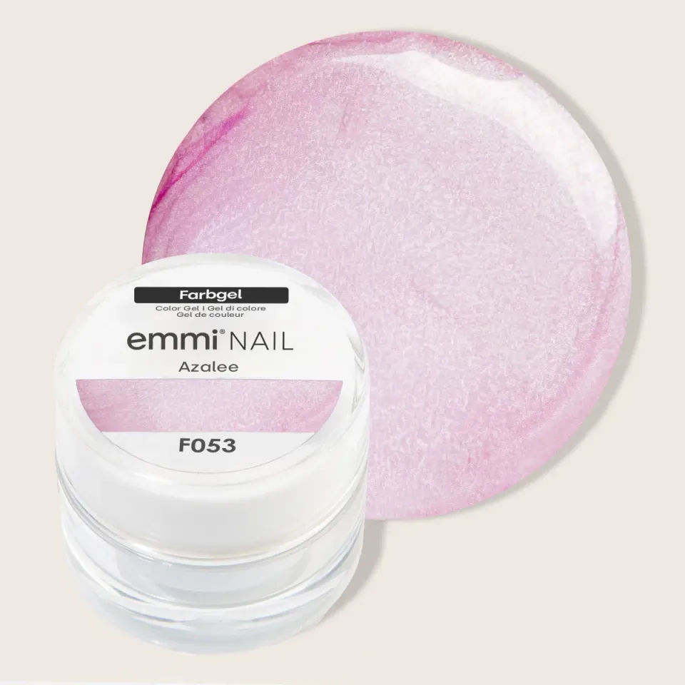 Emmi-Nail Azalee F053 farvegel 5ml rosa metallic