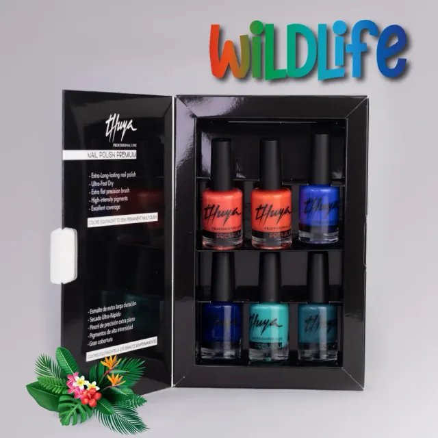 Evolution Gel Premium Wildlife gellaksæt 6 stk nuance 7-12