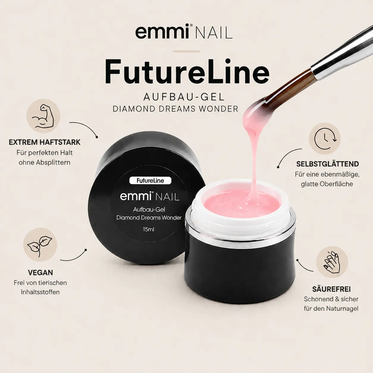 Emmi-Nail Futureline Diamond Dreams Wonder opbygningsgel