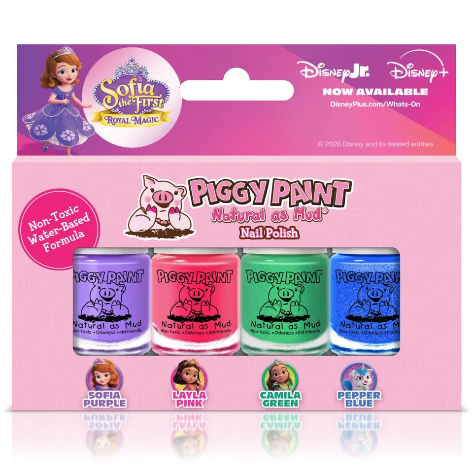 Piggy Paint Sofia the First 4-Polish Box Set neglelak 4-pak