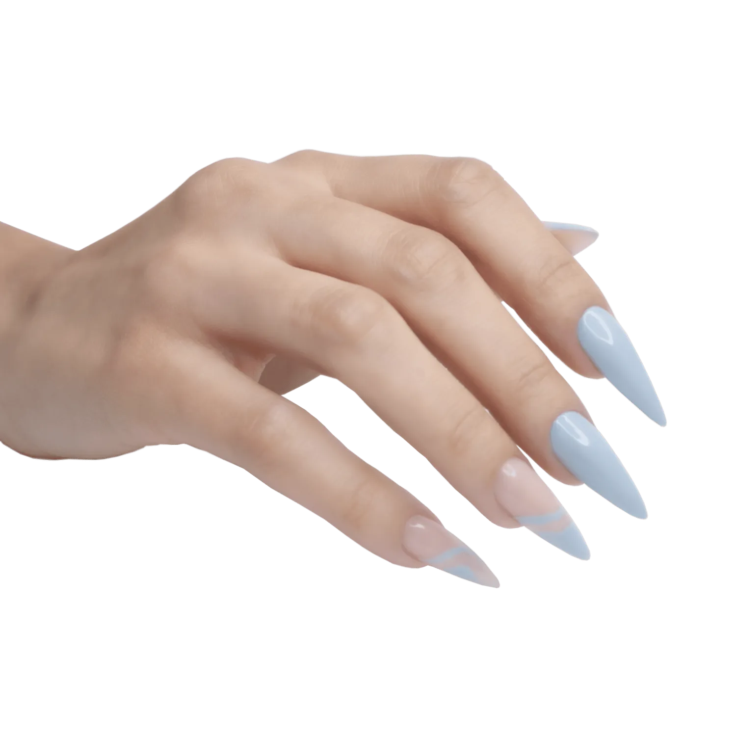 Evolution Gel On-Off Sky Blue gellak lyseblå