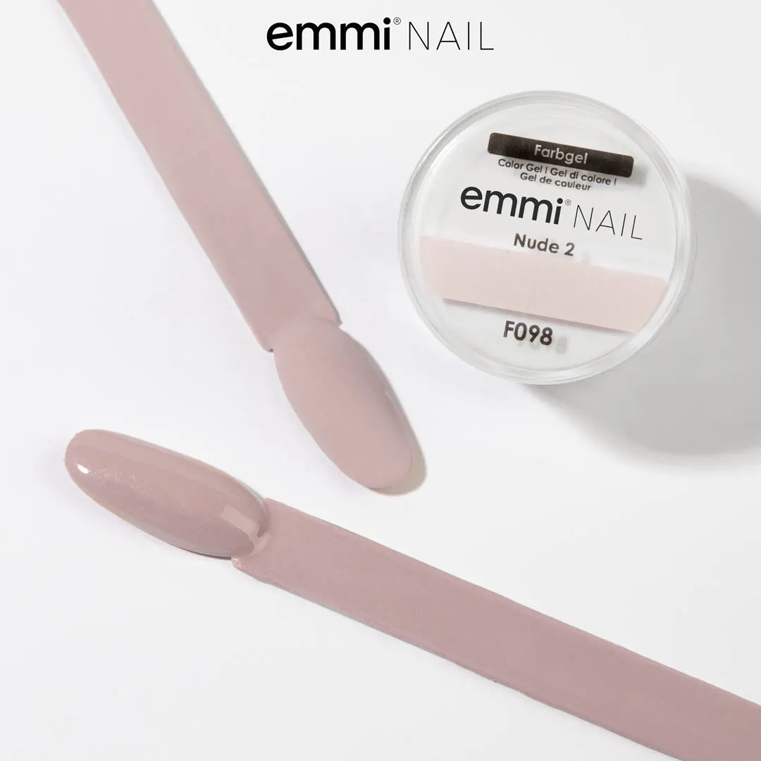 Emmi-Nail Farbgel Nude 2 F098 farvegel 5ml gråbeige