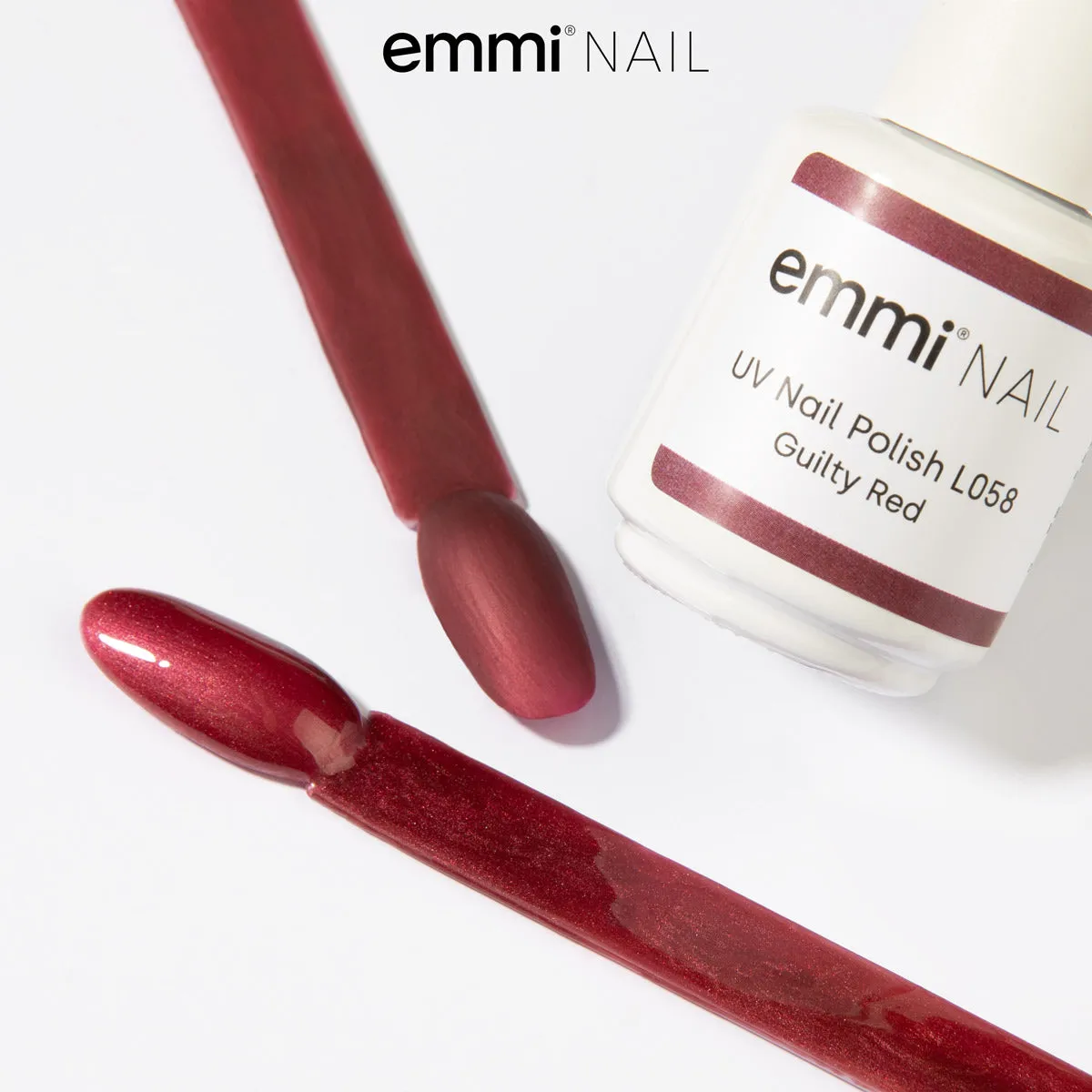Emmi-Nail Shellac L058 Guilty Red UV-lak 15 ml rød