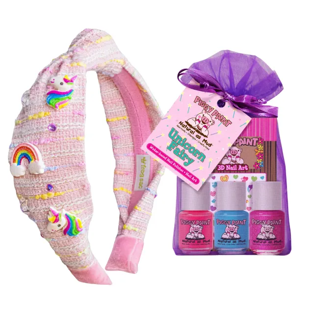 Piggy Paint Magical Unicorn neglelak sæt med pandebånd