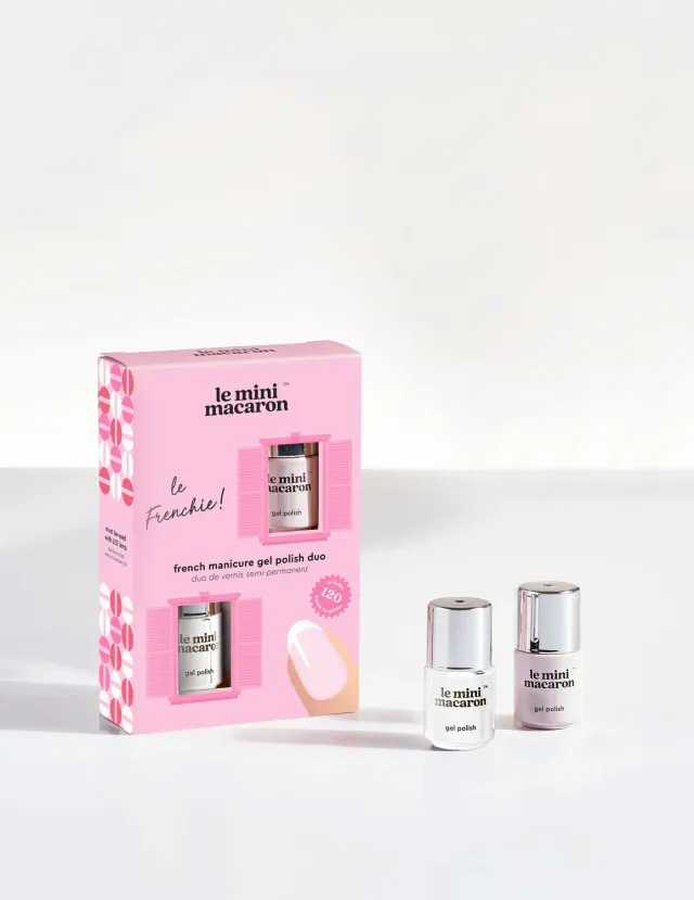 Le Mini Macaron Le Frenchie fransk manicure sæt